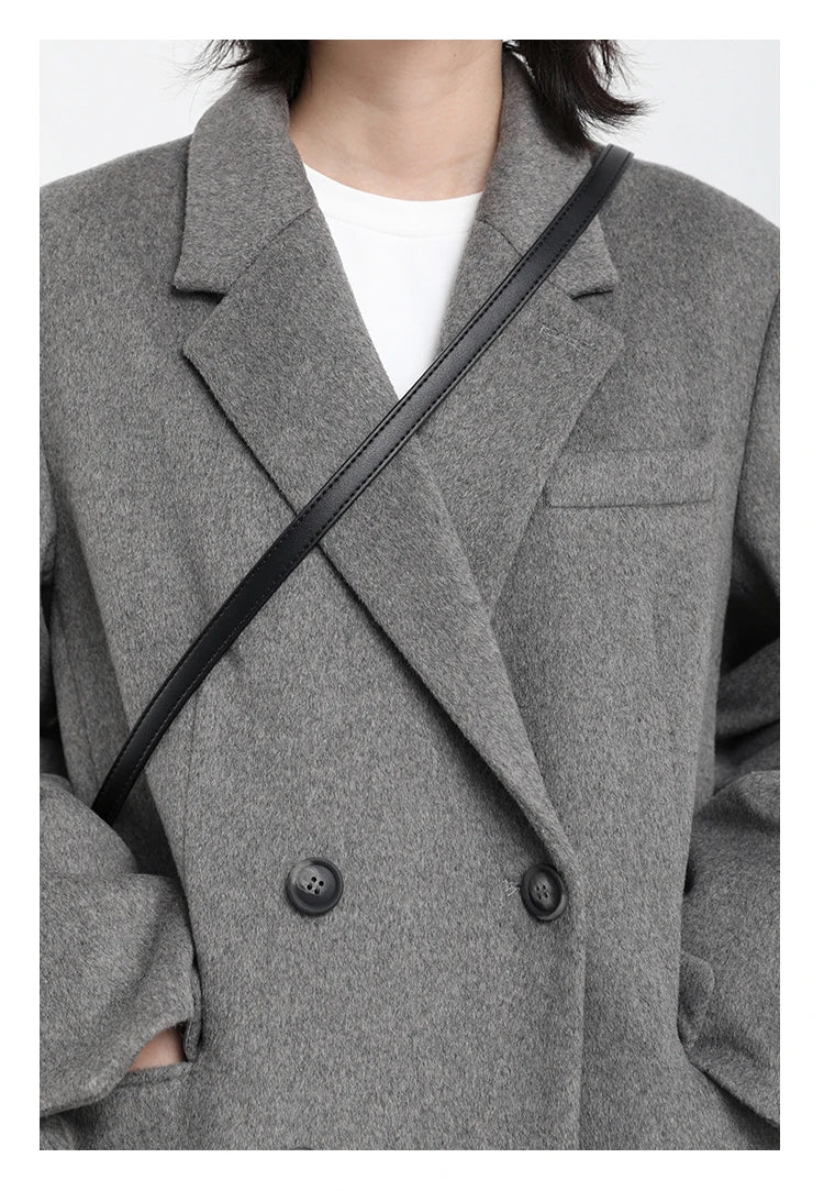 Abrigo de mezcla de lana para mujer CHIC VEN