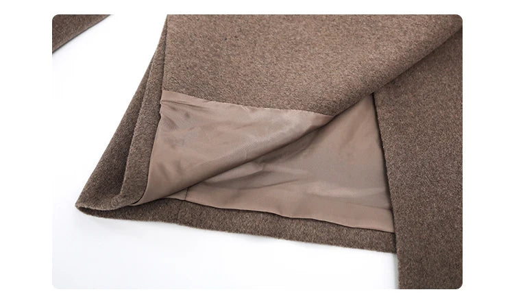 Abrigo de mezcla de lana para mujer CHIC VEN