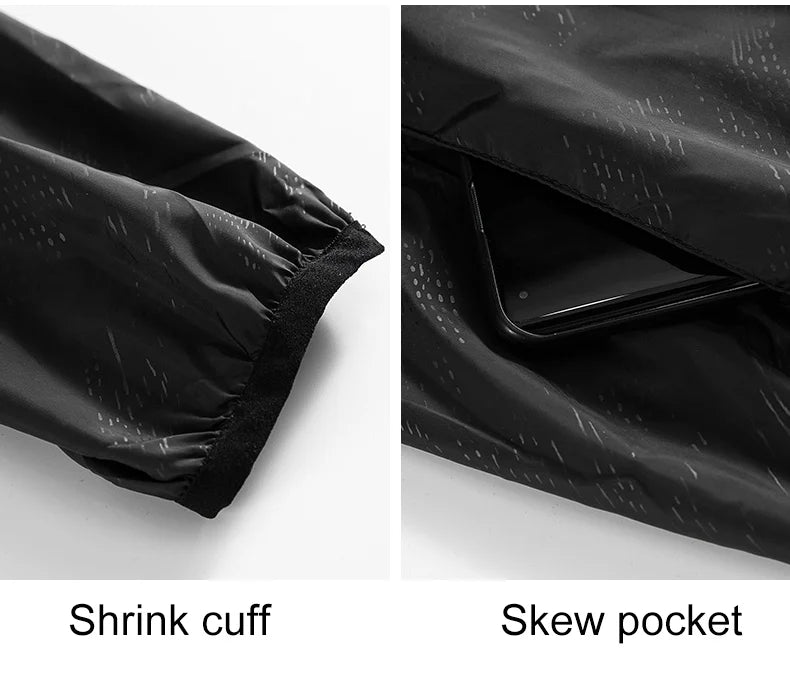 LNGXO Wasserdichte Wanderjacken für Damen und Herren, Sonnenschutz, Windschutz, Camping, Klettern, Regenmantel, Unisex, tragbare Kleidung