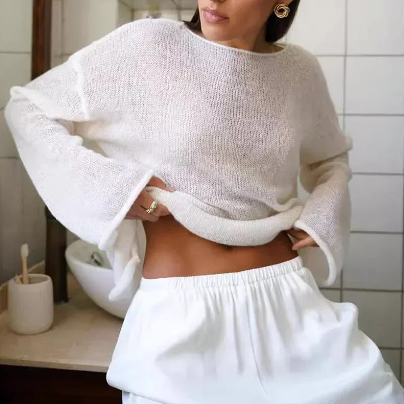 Suéter elegante para mujer, estilo casual de otoño