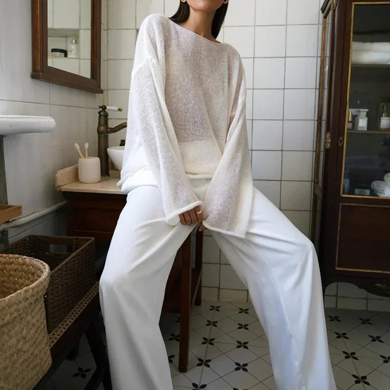 Suéter elegante para mujer, estilo casual de otoño