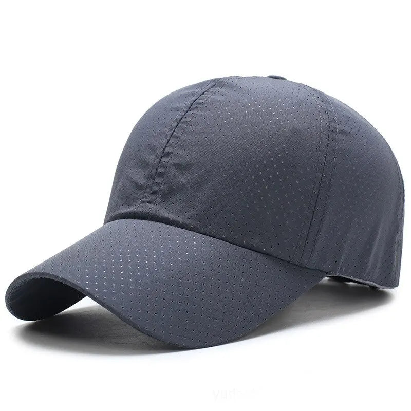Gorra de béisbol de malla de color liso para hombre, ideal para primavera y verano. Gorra de béisbol para mujer, estilo coreano, perfecta para otoño. Gorra con protección solar, transpirable y con visera.