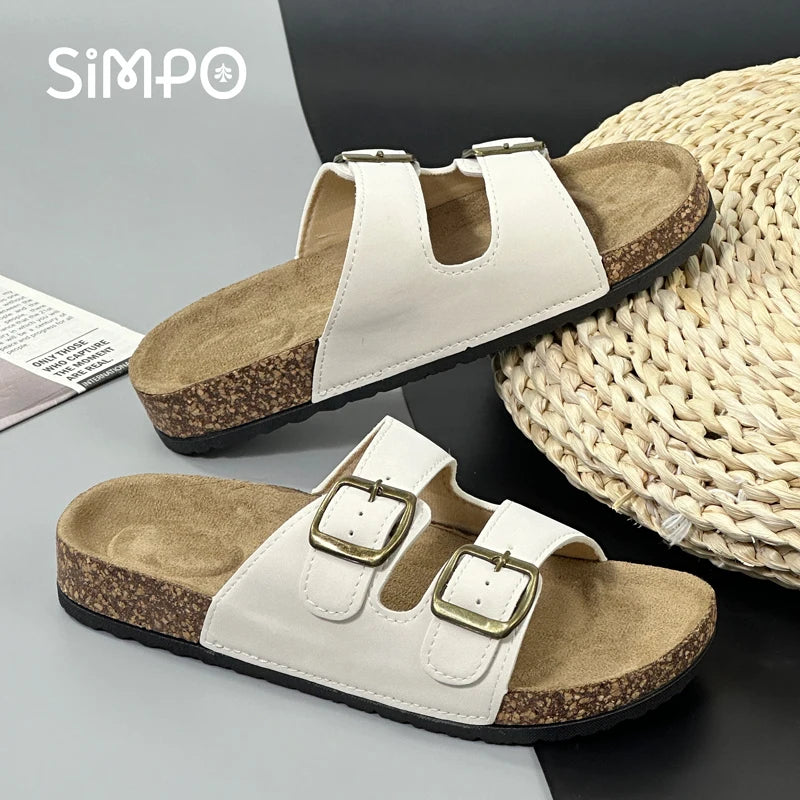 Sandalias para mujer y hombre, sandalias de playa, chanclas para exteriores, zapatos cómodos sin cordones, ideales para el verano y el aire libre.