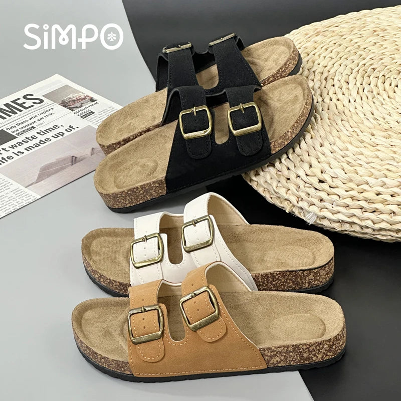 Sandalias para mujer y hombre, sandalias de playa, chanclas para exteriores, zapatos cómodos sin cordones, ideales para el verano y el aire libre.
