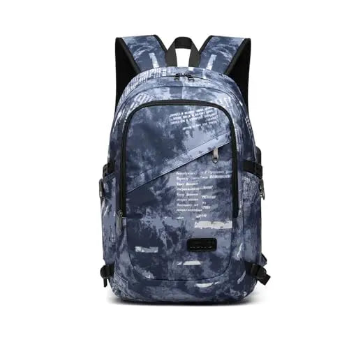 Mochila antirrobo para portátil Kono - Mochila de 15,6 pulgadas para hombre y mujer - Puerto de carga USB, ideal para viajes, negocios, trabajo y uso ligero.