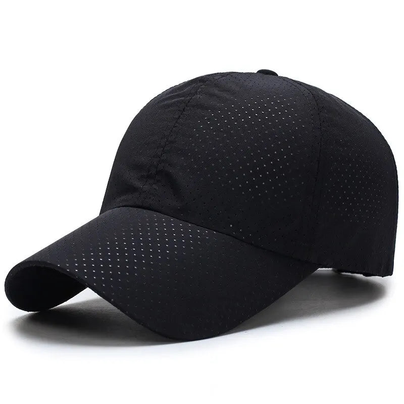 Gorra de béisbol de malla de color liso para hombre, ideal para primavera y verano. Gorra de béisbol para mujer, estilo coreano, perfecta para otoño. Gorra con protección solar, transpirable y con visera.