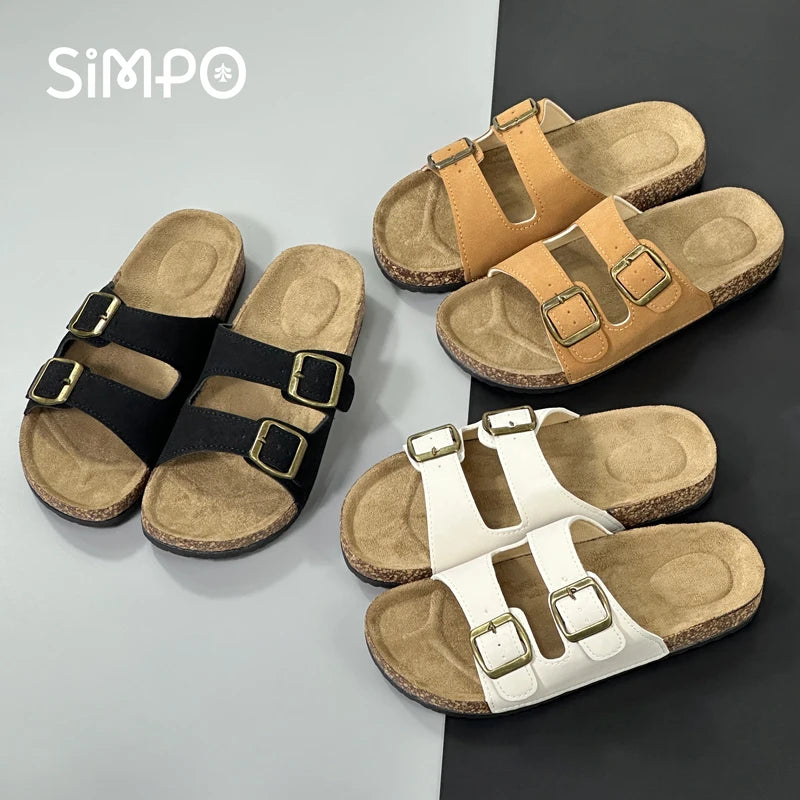 Sandalias para mujer y hombre, sandalias de playa, chanclas para exteriores, zapatos cómodos sin cordones, ideales para el verano y el aire libre.