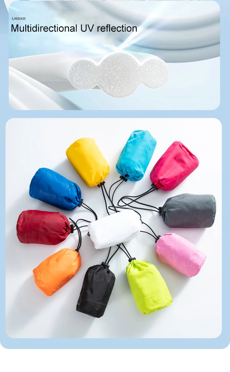 LNGXO Wasserdichte Wanderjacken für Damen und Herren, Sonnenschutz, Windschutz, Camping, Klettern, Regenmantel, Unisex, tragbare Kleidung