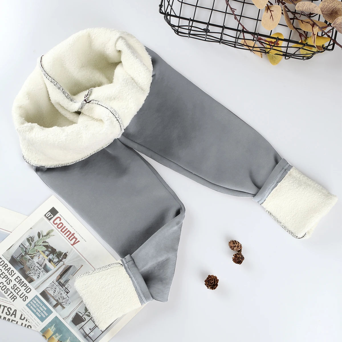 Leggings de terciopelo para mujer