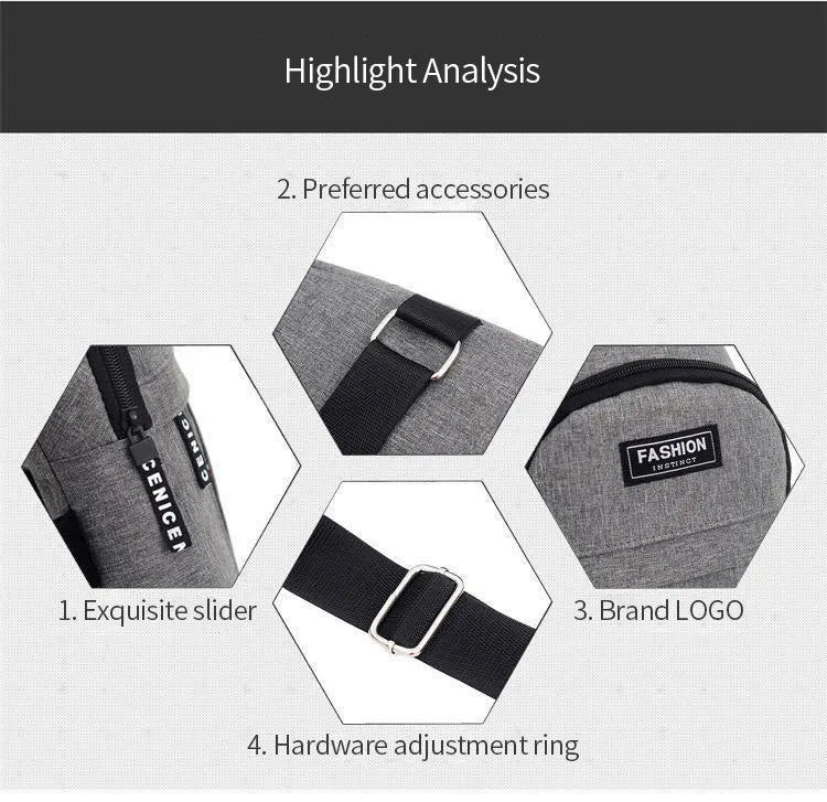 Wasserdichte Herren-Bauchtasche mit großem Fassungsvermögen, verstellbarem Gurt für Outdoor-Aktivitäten, Reisen, Laufen, Wandern und Radfahren