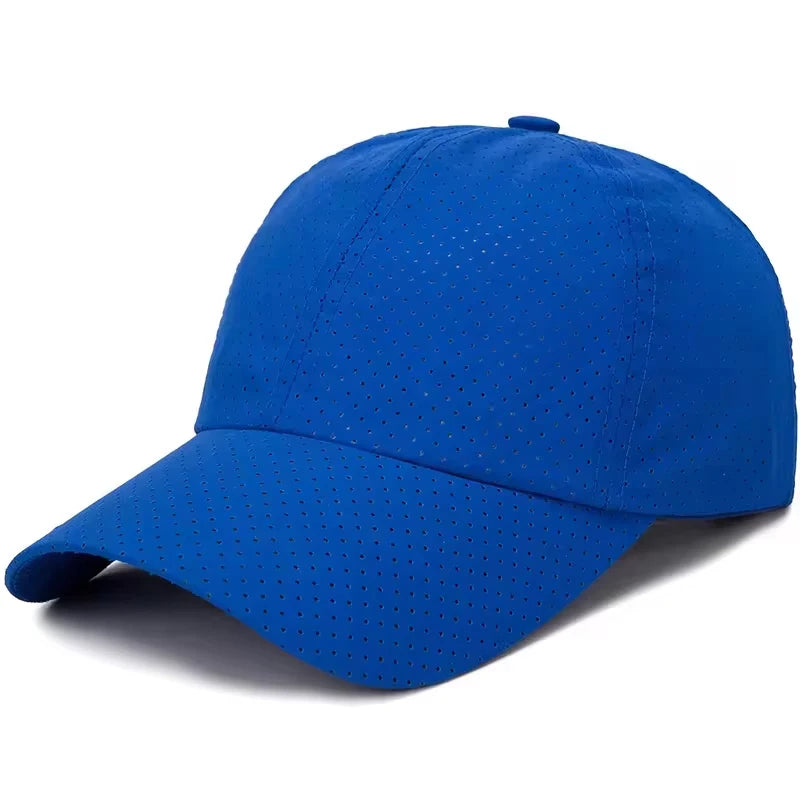 Gorra de béisbol de malla de color liso para hombre, ideal para primavera y verano. Gorra de béisbol para mujer, estilo coreano, perfecta para otoño. Gorra con protección solar, transpirable y con visera.