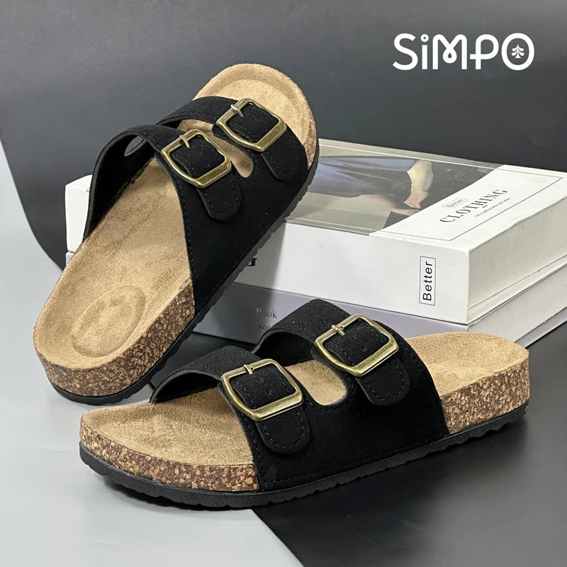 Sandalias para mujer y hombre, sandalias de playa, chanclas para exteriores, zapatos cómodos sin cordones, ideales para el verano y el aire libre.