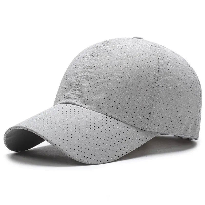 Gorra de béisbol de malla de color liso para hombre, ideal para primavera y verano. Gorra de béisbol para mujer, estilo coreano, perfecta para otoño. Gorra con protección solar, transpirable y con visera.
