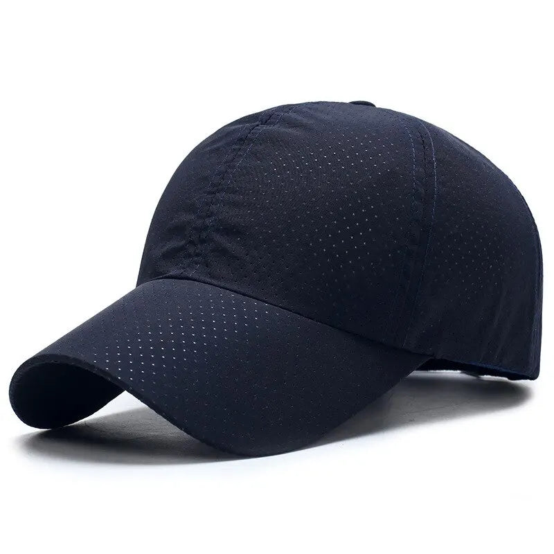 Gorra de béisbol de malla de color liso para hombre, ideal para primavera y verano. Gorra de béisbol para mujer, estilo coreano, perfecta para otoño. Gorra con protección solar, transpirable y con visera.